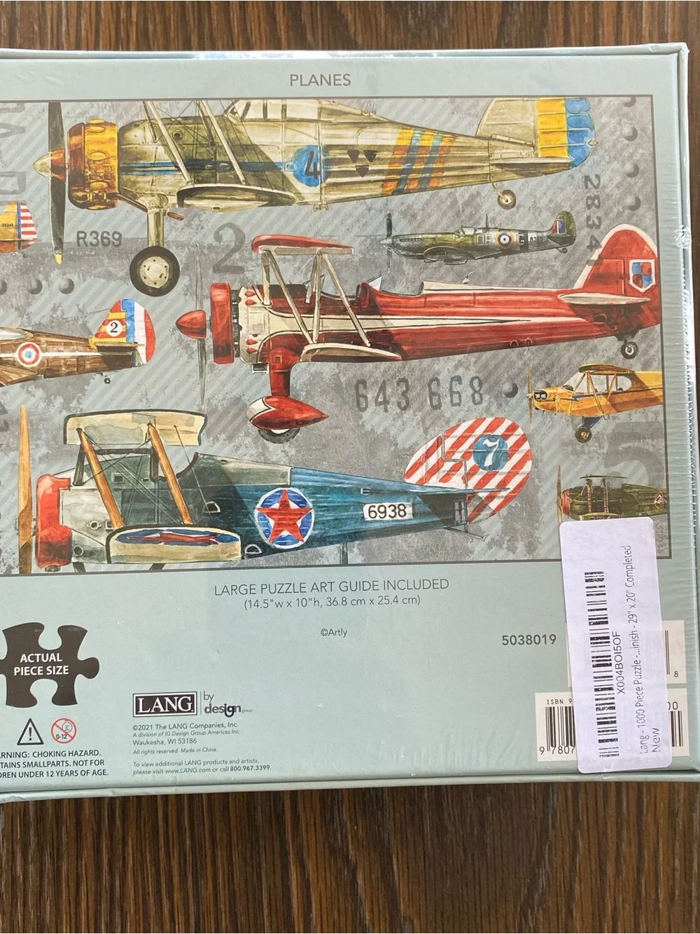 New Lang 1000 Piece Planes Puzzle